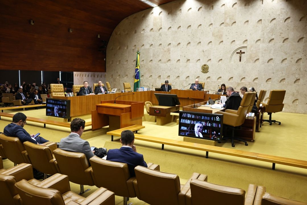 Ministros do STF durante sessão plenária nesta quarta-feira (16) | Alejandro Zambrana/STF