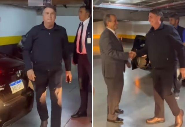 Ex-presidente da República foi recebido por integrantes do partido, como Valdemar da Costa Neto | Imstagram/@plnacional22