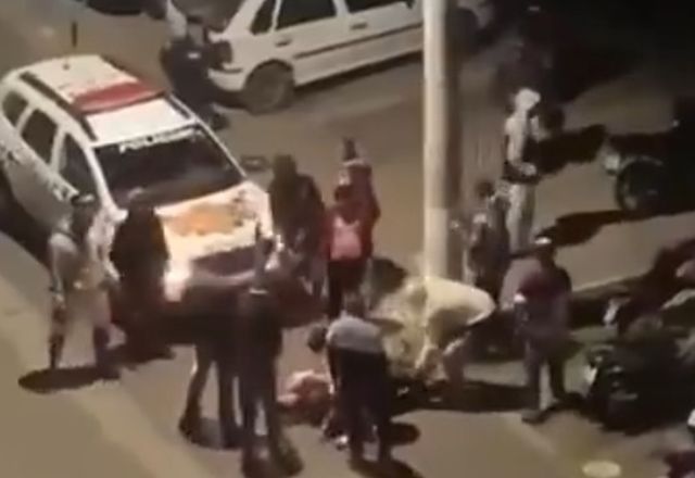 Policiais militares em ocorrência em Atibaia, no interior de SP | Reprodução