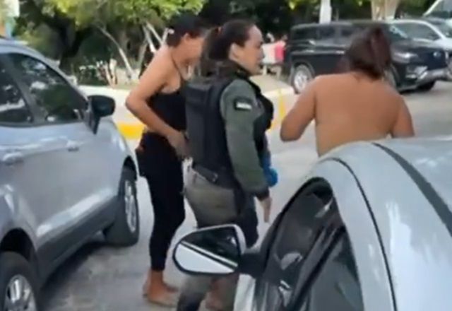Polícia investiga tapa de PM em mãe que teria agredido filha