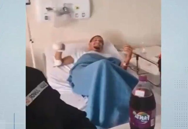 Policiais cantam parabéns para miliciano custodiado em hospital no RJ 