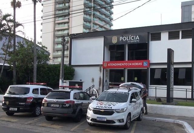 Delegacia em São Paulo (Reprodução/SBT Brasil)