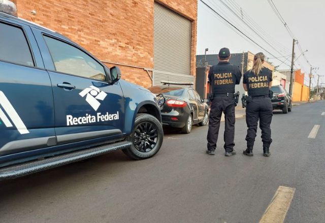 Polícia Federal e Receita Federal em ações conjuntas | Divulgação/PF