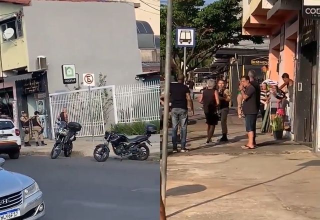 Policial civil aposentado é baleado por militares | Reprodução