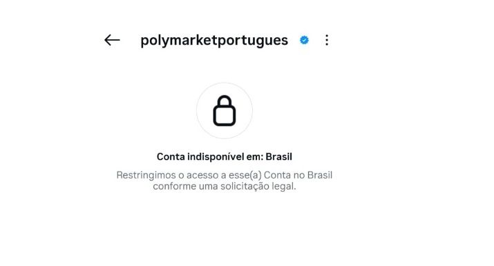 Perfil de apostas eleitorais é bloqueado a pedido da Fazenda