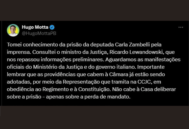 post Hugo Motta