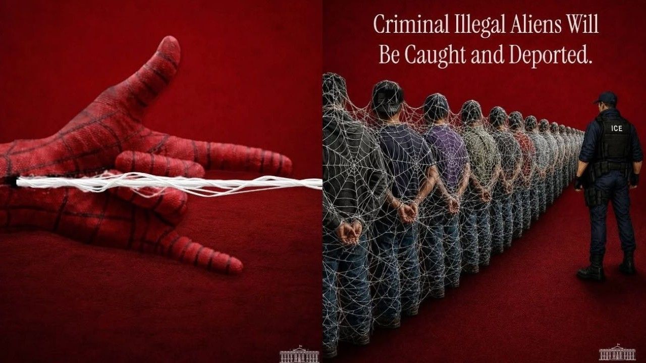 Casa Branca Associa Homem Aranha Ao Ice Na Caca A Imigrante