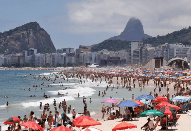 Praia de Copacabana, no Rio de Janeiro | Tânia Rêgo/Agência Brasil