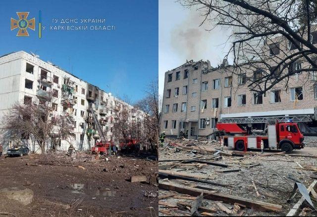 Ucrânia sofre nova onda de bombardeios Ucrânia sofre nova onda de bombardeios