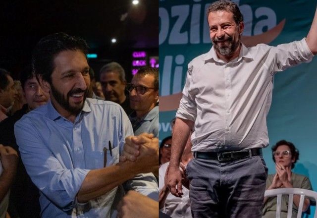 Ricardo Nunes e Guilherme Boulos aparecem tecnicamente empatados na corrida pela prefeitura | Reprodução/Instagram