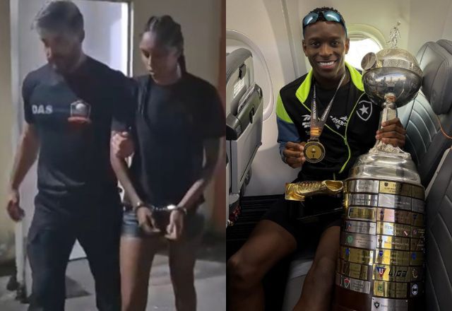 Prima da ex-esposa do jogador Luiz Henrique foi presa por tentar extorquir R$20 mil do atleta | Foto: Montagem