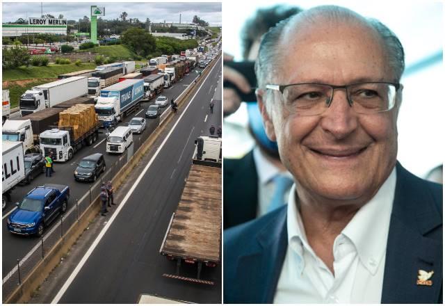 protestos - e rodovias