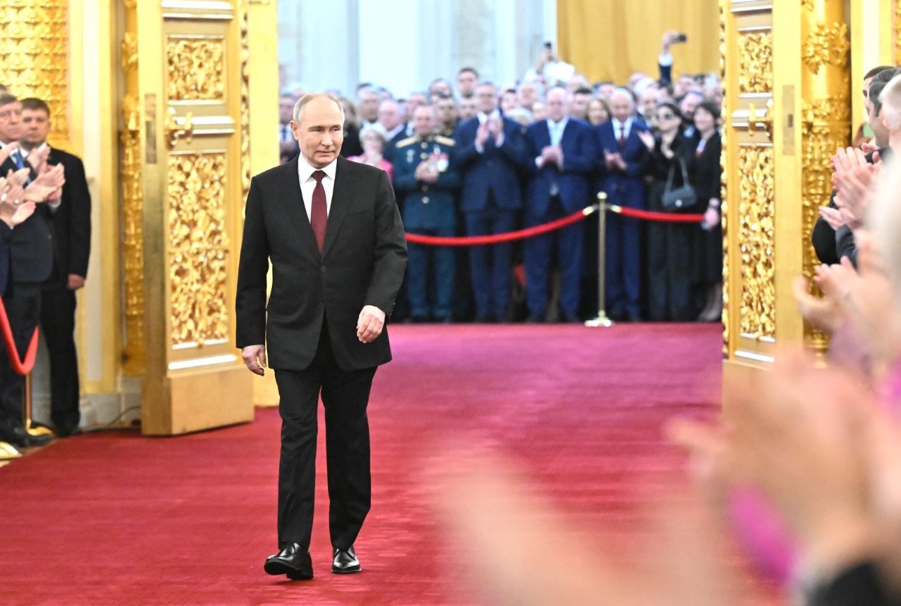 Vladimir assume quinto mandato como presidente da Rússia | Reprodução/Kremlin
