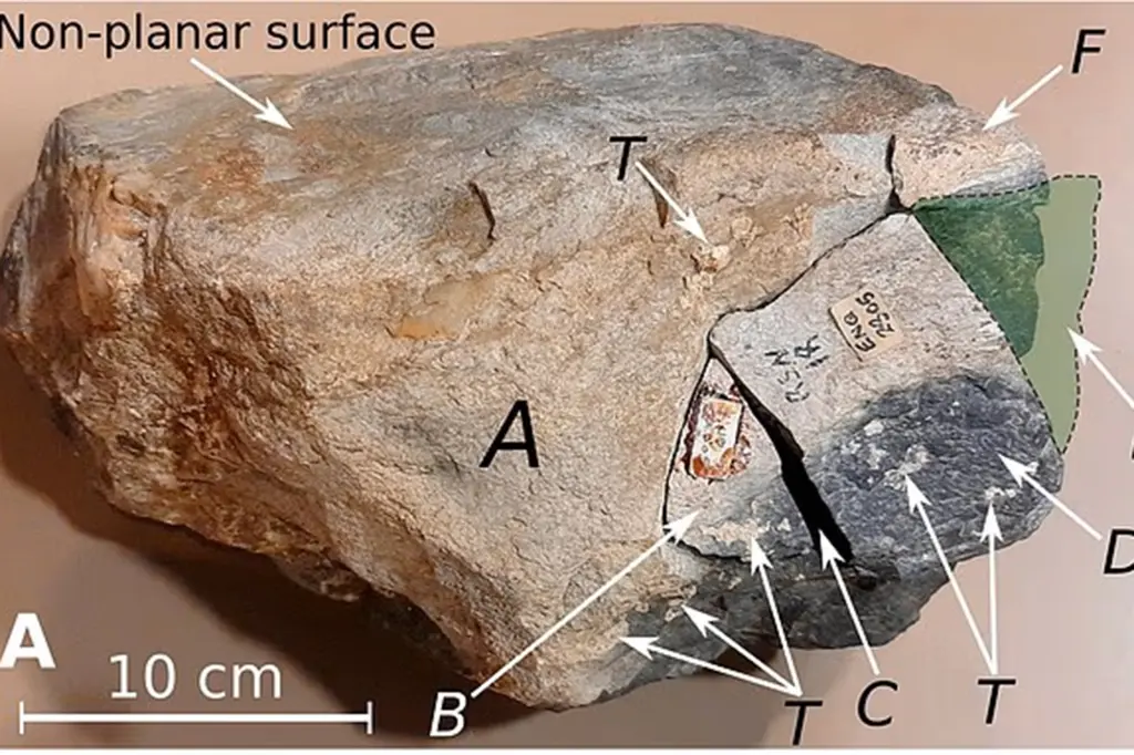 Pesquisadores analisaram 'pedra de Newall' | Reprodução/Journal of Archaeological Science