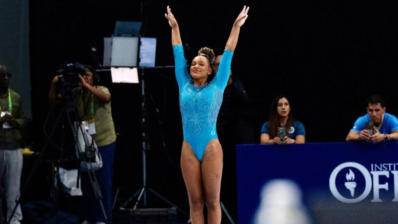 Rebeca Andrade volta às competições com ouro no Pan do Rio
