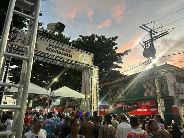 Reconhecimento facial é empregado nos portais de abordagem para a entrada nos circuitos | Divulgação/SSP-BA