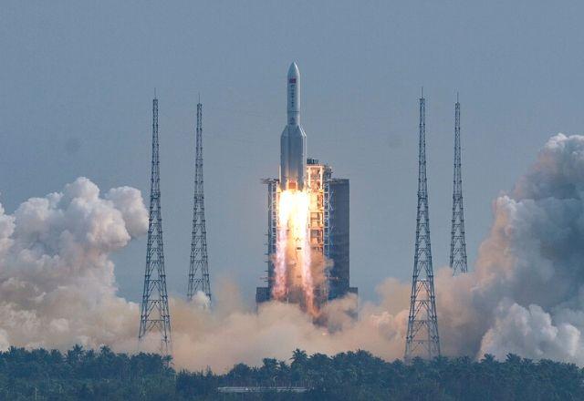 Módulo, chamado de Mengtion, está programado para voar por 13 horas e, posteriormente, conectar-se ao módulo central da estação espacial | Reprodução/redes sociais