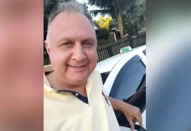 Edson Schlogl é taxista há mais de uma década na cidade catarinense | Reprodução/redes sociais