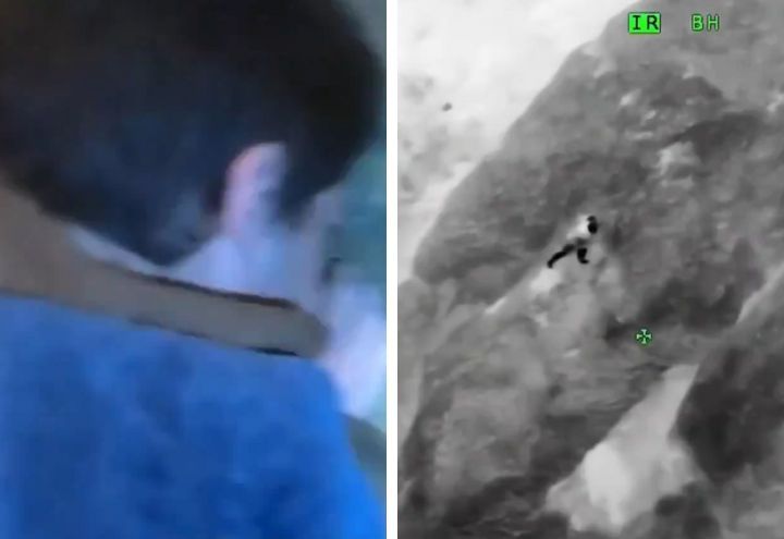 VÍDEO: Homem que caiu de penhasco a 20 metros de altura é resgatado
