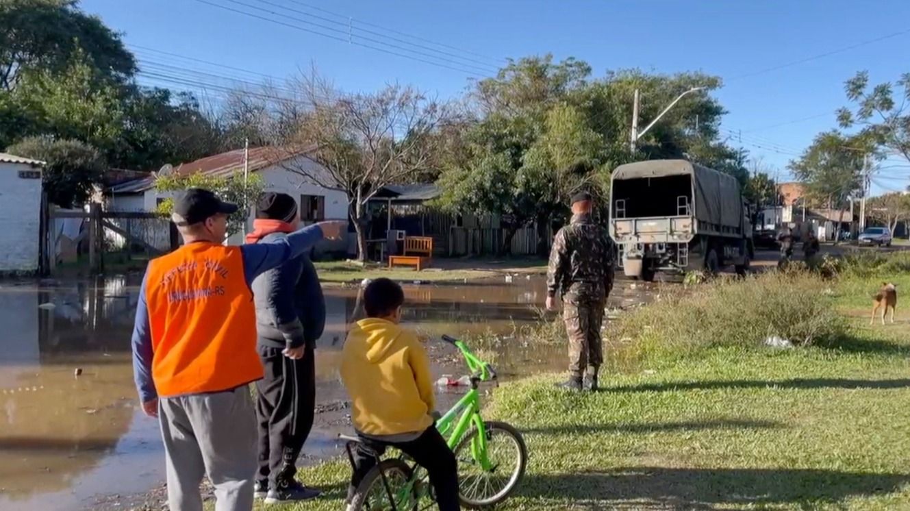 Chuvas nas cabeceiras ainda podem causar cheias em Porto Alegre. | Divulgação