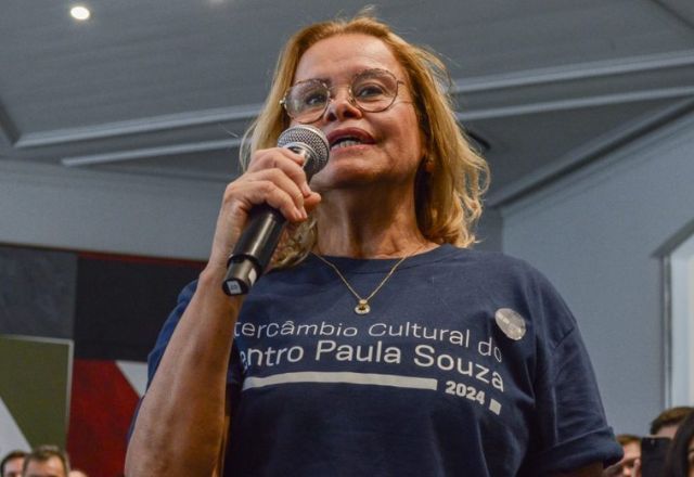 Rivanda Lopes em evento no Palácio dos Bandeirantes | Foto: Reprodução/ Roberto Sungi, Centro Paula Souza