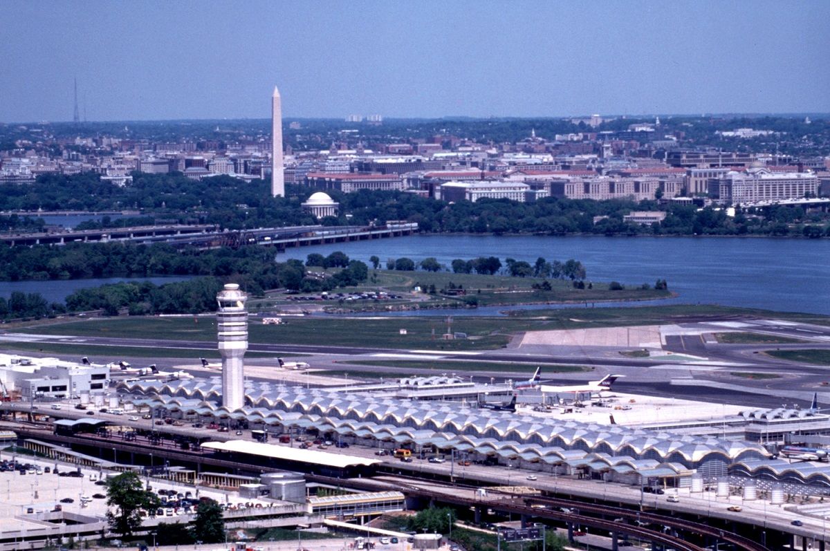 Aeroporto Ronald Reagan, em Washington. | Divulgação