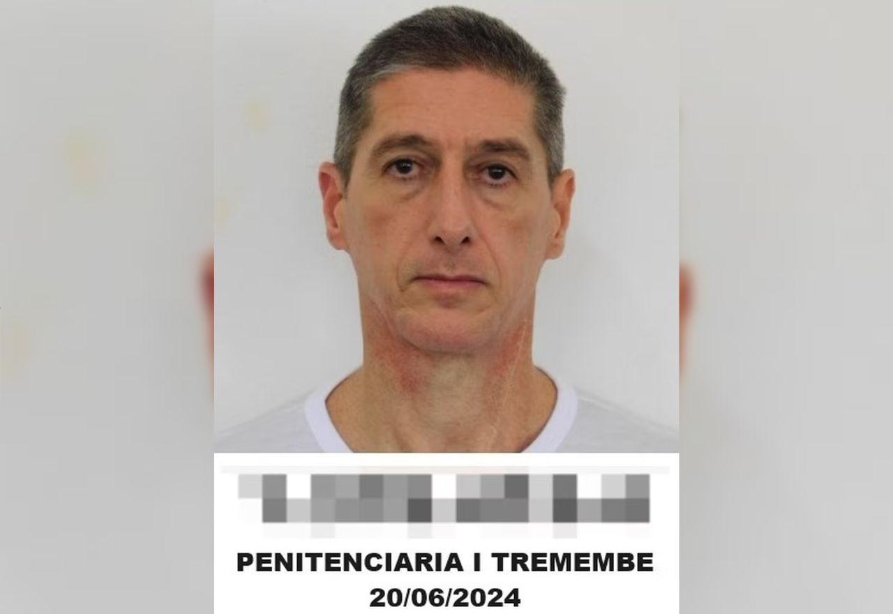Ronnie Lessa em registro feito na Penitenciária 1 de Tremembé (SP) | Reprodução