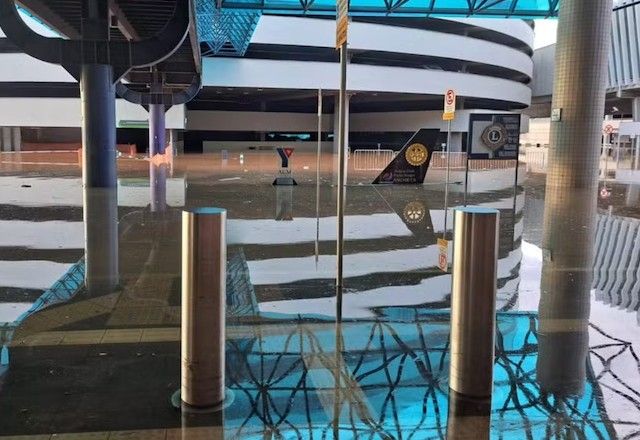 Aeroporto Salgado Filho, em Porto Alegre (RS), foi tomado pela água | Divulgação/Franport