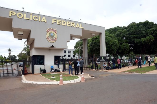 A sede da superintendência da Polícia Federal, em Brasília, onde o ex-presidente Jair Bolsonaro cumpre pena | Valter Campanato/Agência Brasil