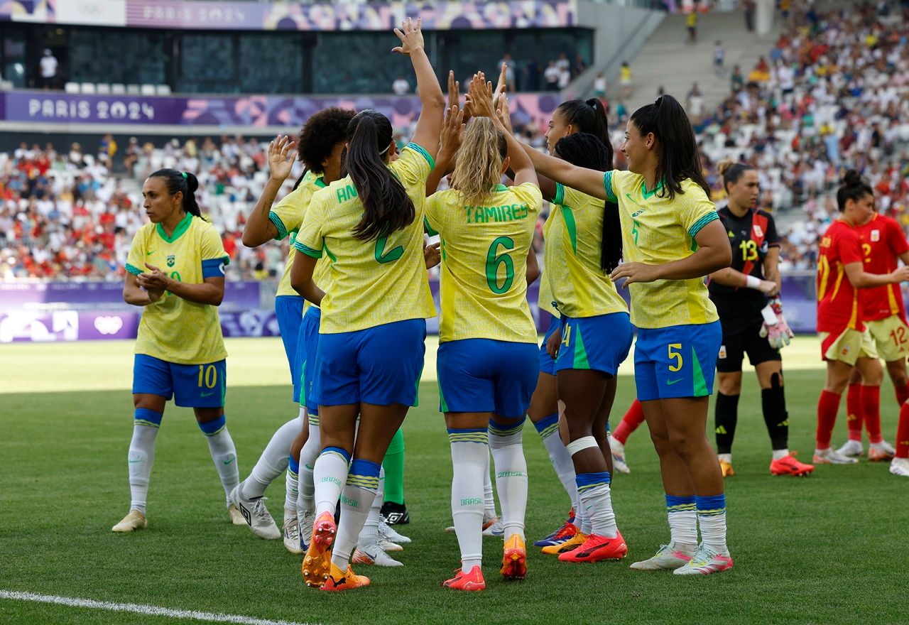 Apesar de perder para a Espanha, a seleção brasileira se classificou ao mata-mata (Foto: Rafael Ribeiro/CBF)