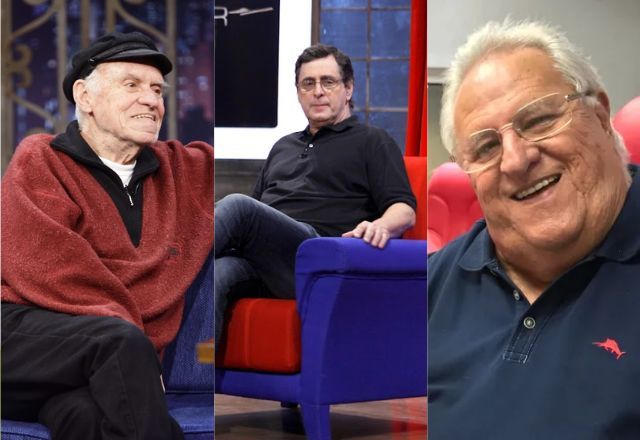 Silvio Luiz, Antero Greco e Apolinho | Montagem/SBT e Redes sociais