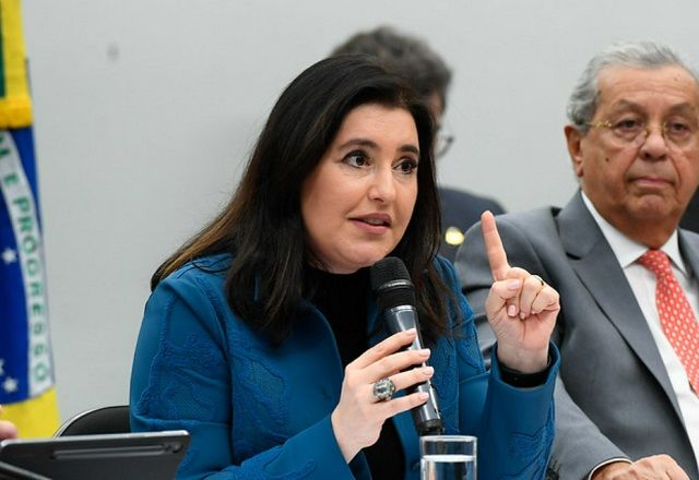 Para Tebet, a espera de dois anos para que um novo presidente da República indique quem deseja para a presidência do BC cria um "ruído" e "estresse" | Marcos Oliveira/Agência Senado