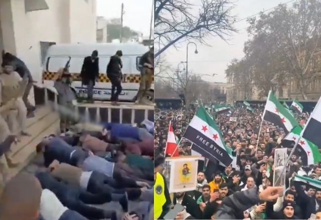 Confrontos na Síria entre atual governo e militantes de Saad | Reprodução/Redes Sociais
