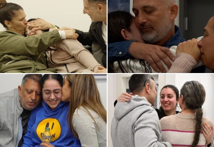 Soldados de Israel foram libertadas neste sábado (25) | Reprodução/X: @idfonline