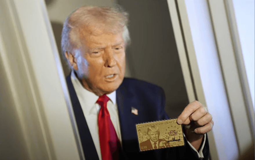 Gold Card Donald Trump - Reprodução
