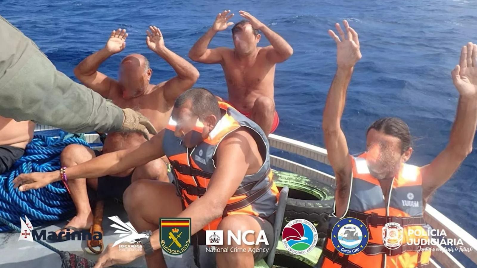 Entre presos com submarino com droga estavam três brasileiros. | Divulgação