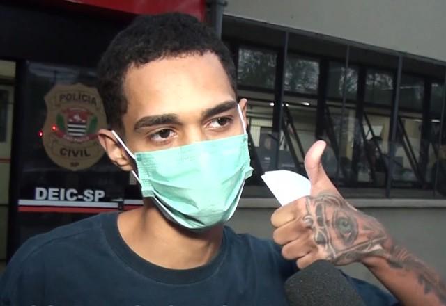 suspeito de roubar neymar