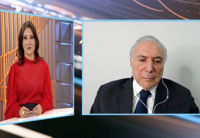 telas do Poder em Foco com Roseann Kennedy e ex-presidente Michel Temer