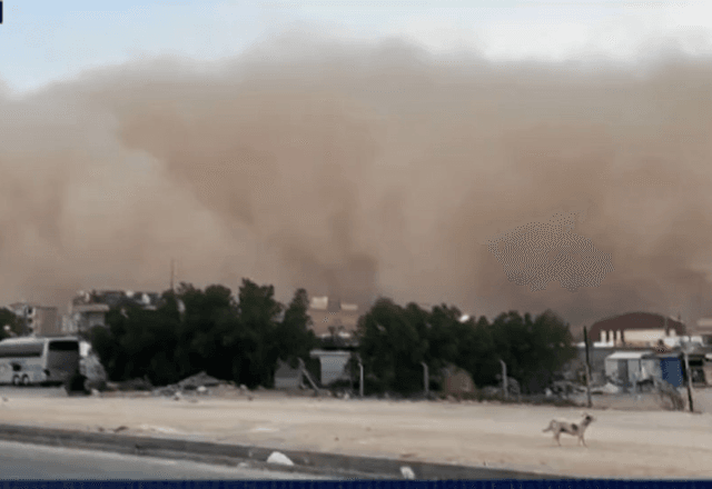 Tempestade de areia no Iraque leva milhares aos hospitais e paralisa serviços