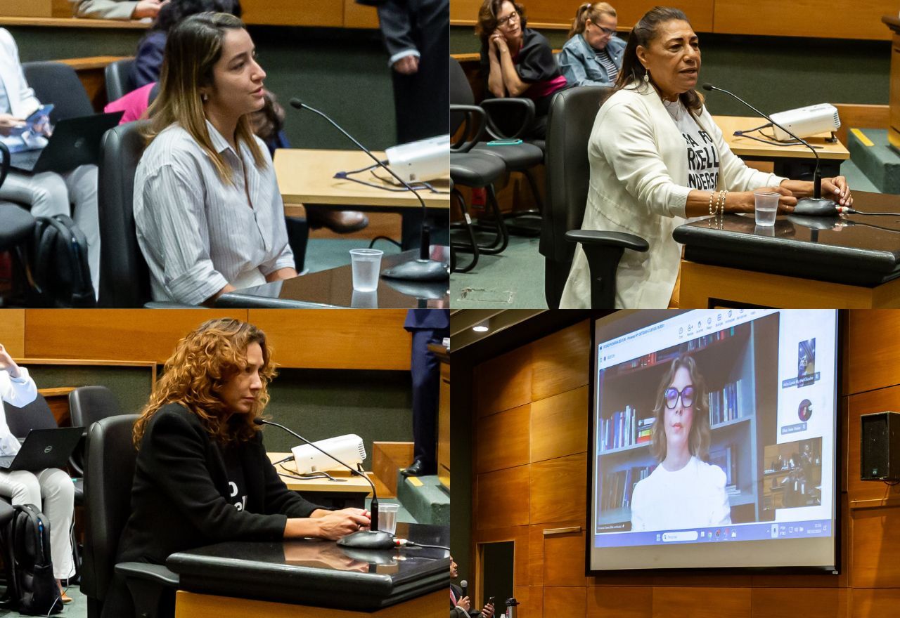 Presencialmente, compareceram no julgamento: Agatha Arnaus, Mônica Benício e Marinete Silva. Fernanda Chaves depôs de forma online | Felipe Cavalcanti/TJRJ
