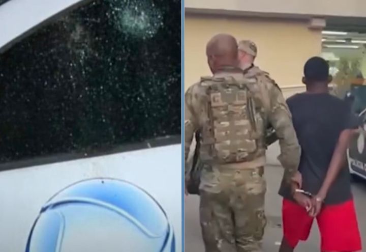 Preso suspeito de atirar contra equipe de reportagem no RJ 