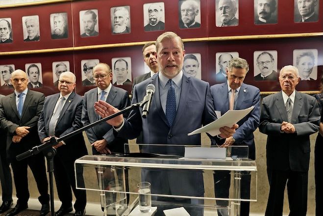 O ministro Dias Toffoli em evento institucional, em outubro de 2024 | Fellipe Sampaio /STF