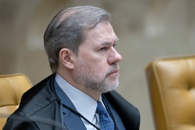 O ministro Dias Toffoli, em sessão do Supremo Tribunal Federal | Andressa Anholete/STF