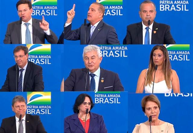 troca de ministros do governo