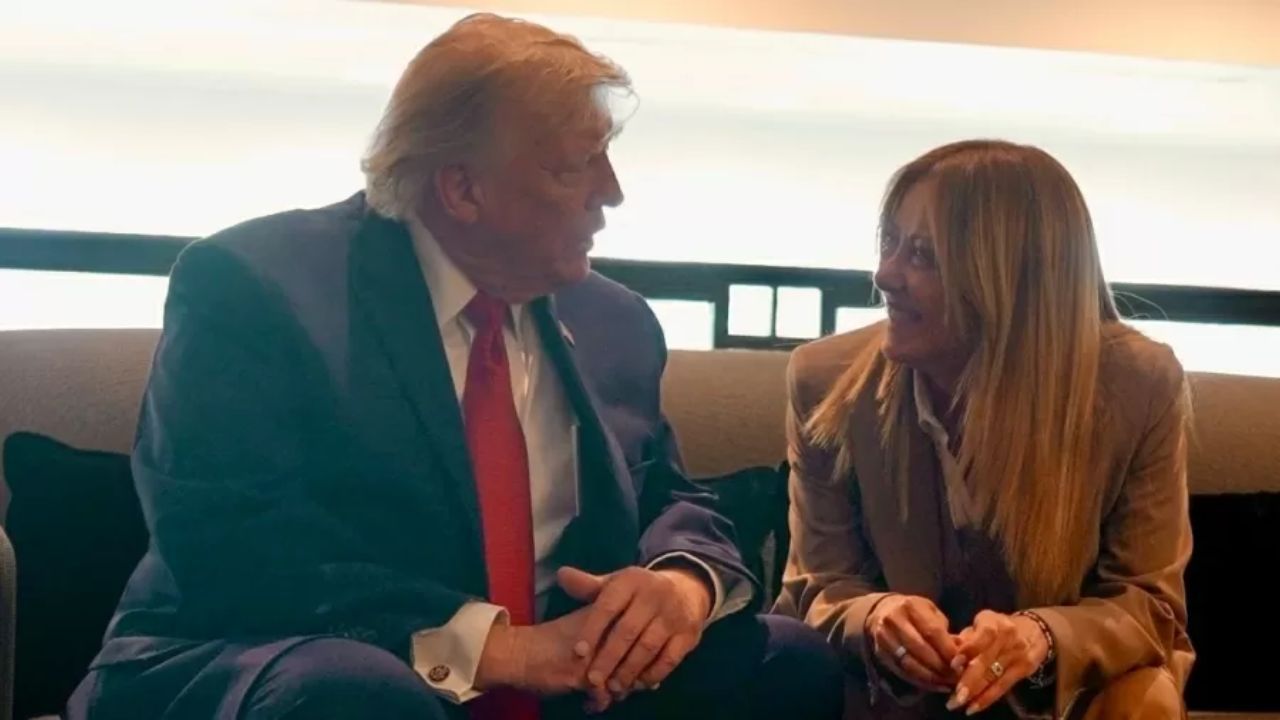 Imagem da notícia: Meloni nega ter 'implorado' foto com Trump durante o G7 Imagem da notícia: Meloni nega ter 'implorado' foto com Trump durante o G7