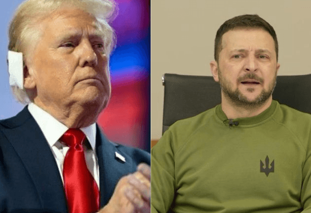 Líderes europeus saem em defesa de Zelensky após discussão com Trump