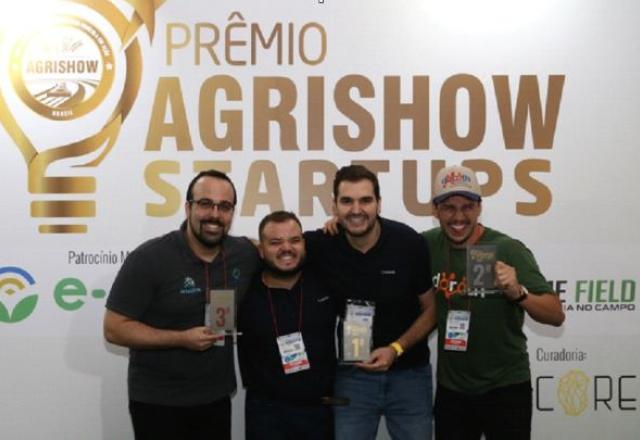 vencedores da 2ª edição do Prêmio Agrishow de Startups