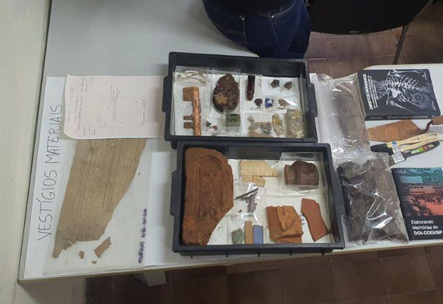 vestígios encontrados no DOI-Codi