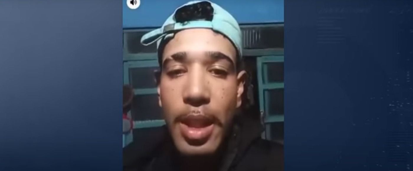 Suspeito de esfaquear namorada grava vídeo e diz que fez por amor | Reprodução