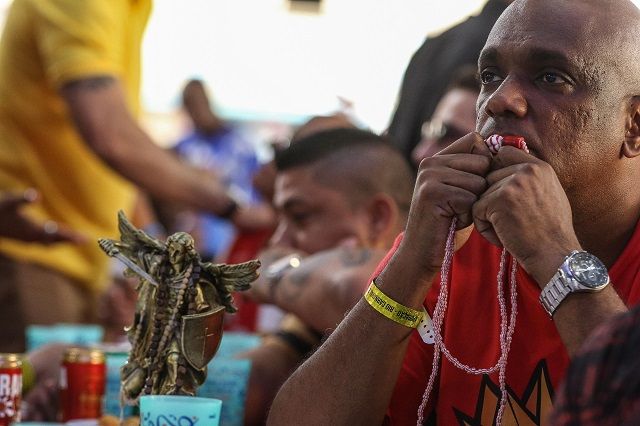 Apuração das notas das escolas do Grupo Especial do carnaval do Rio, na Cidade do Samba. Foto: Tânia Rego/Agência Brasil